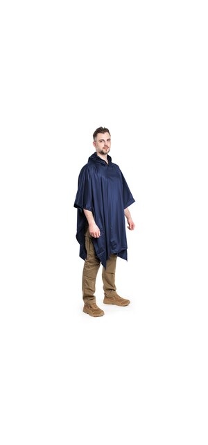 Poncho De Pluie Mil-Tec - Vinyle Imperméable Et Respirant - Mixte, Coupe Ample, Séchage Rapide - Pour Randonnée, Camping, Urgences
